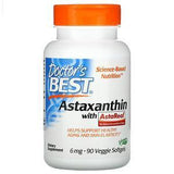 Doctor's Best, Astaxanthin with AstaReal, 6 mg, 90 Veggie Softgels - Supply Center USA