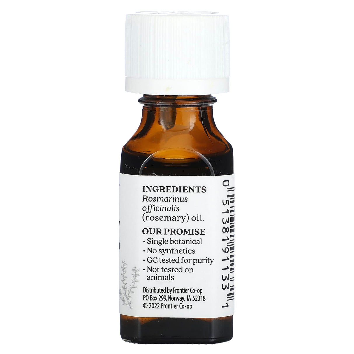 Aura Cacia, Pure Essential Oil, Rosemary, .5 fl oz (15 ml)