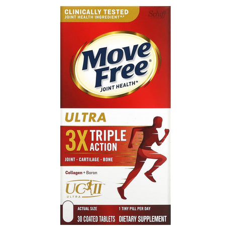 Schiff, Move Free Joint Health, Ultra, Triple Action, 30 Coated Tablets - Supply Center USA