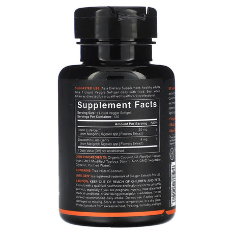 Sports Research, Lutein + Zeaxanthin with Coconut Oil, 30 Veggie Softgels - Supply Center USA