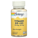 Solaray, Vitamin D3 + K2, 60 VegCaps - Supply Center USA