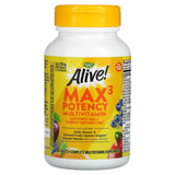 Nature's Way, Alive! Max3 Potency Multivitamin, No Added Iron, 180 Tablets - Supply Center USA