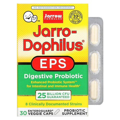 Jarrow Formulas, Jarro-Dophilus EPS, 50 Billion, 30 Enteroguard Veggie Caps - Supply Center USA