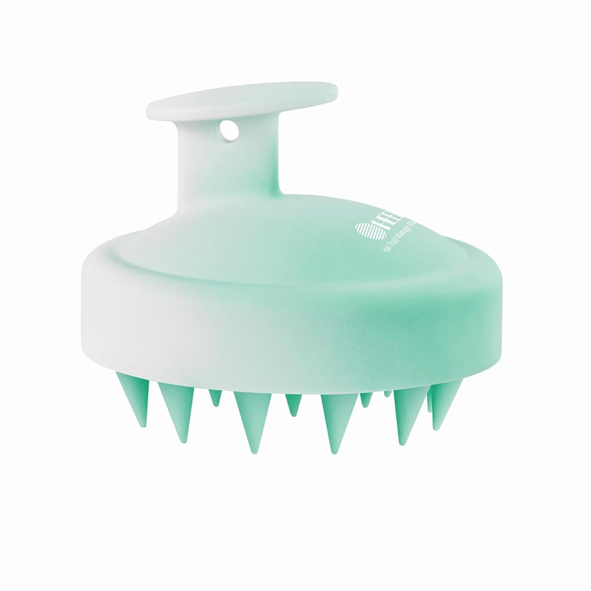 HEETA Shampoo Scalp Brush Massager Hair Growth, Scalp Scrubber with Soft Silicone Bristles for Hair Growth & Dandruff Removal, Hair Brush for Scalp Exfoliator, Black