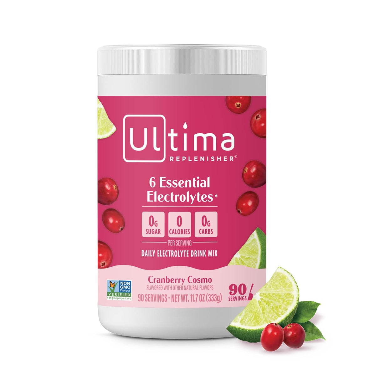 Ultima Replenisher Daily Electrolyte Drink Mix – Lemonade, 90 Servings – Hydration Powder with 6 Key Electrolytes & Trace Minerals – Keto Friendly, Vegan, Non-Gmo & Sugar-Free Electrolyte Powder