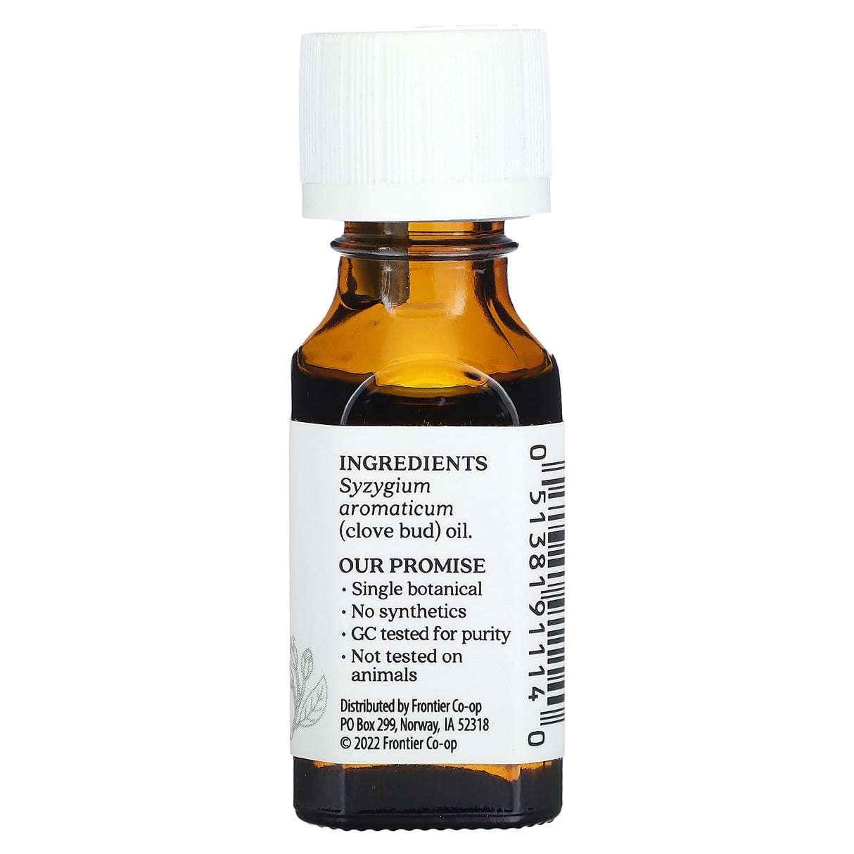 Aura Cacia, Pure Essential Oil, Clove Bud, .5 fl oz (15 ml)