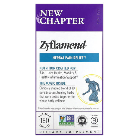 New Chapter, Zyflamend, 180 Vegetarian Capsules - Supply Center USA