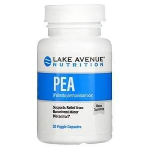 Lake Avenue Nutrition, PEA (Palmitoylethanolamide), 300 mg, 30 Veggie Capsules - Supply Center USA