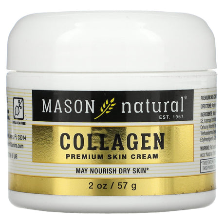 Mason Natural, Collagen Premium Skin Cream, Pear Scented, 4 oz (114 g) - Supply Center USA