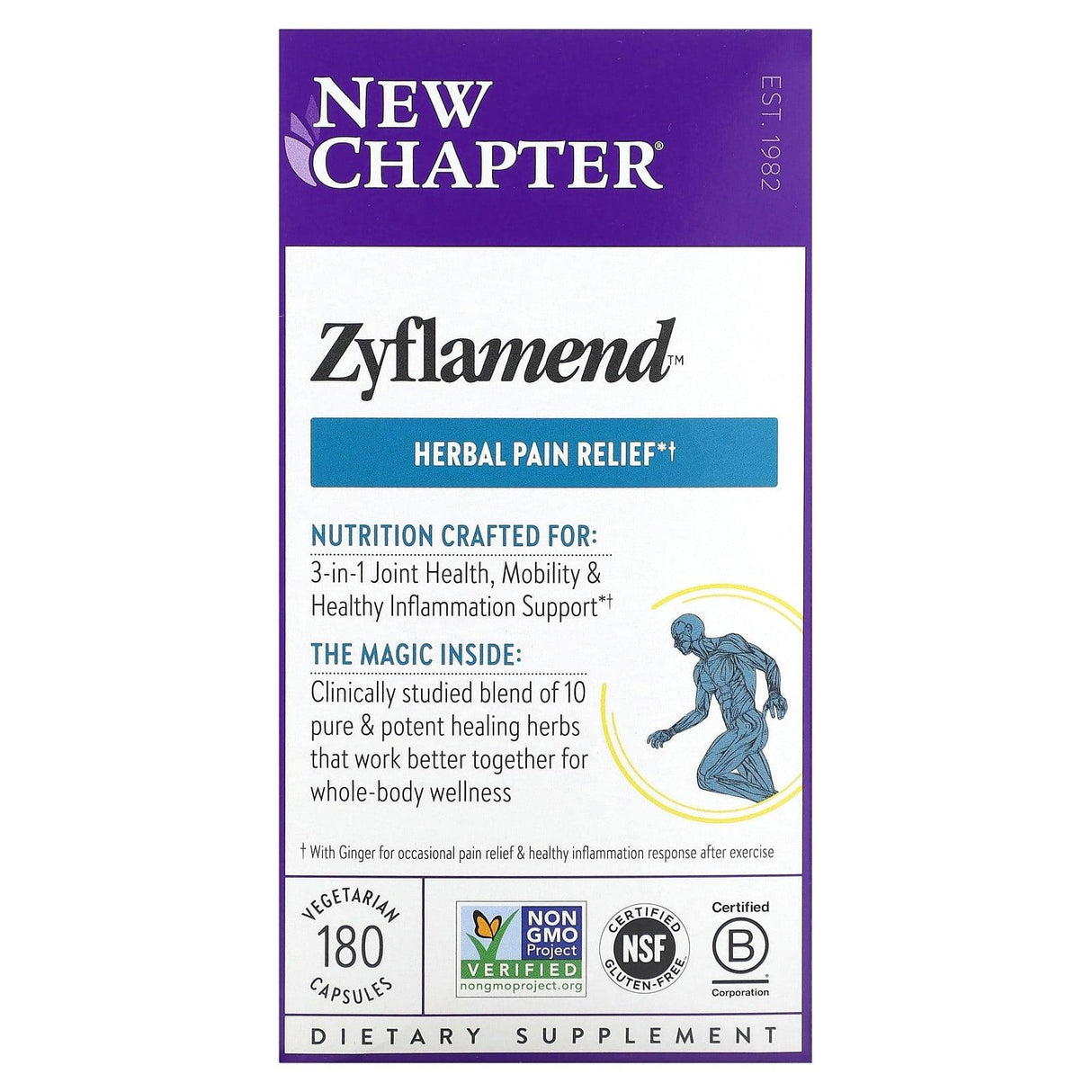 New Chapter, Zyflamend, 120 Vegetarian Capsules - Supply Center USA