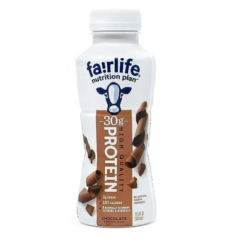 Nutrition Plan High Protein Chocolate 30G Shake,Gelatin Free,11.5Fl.Oz,(12 Pack) - PACK of 1