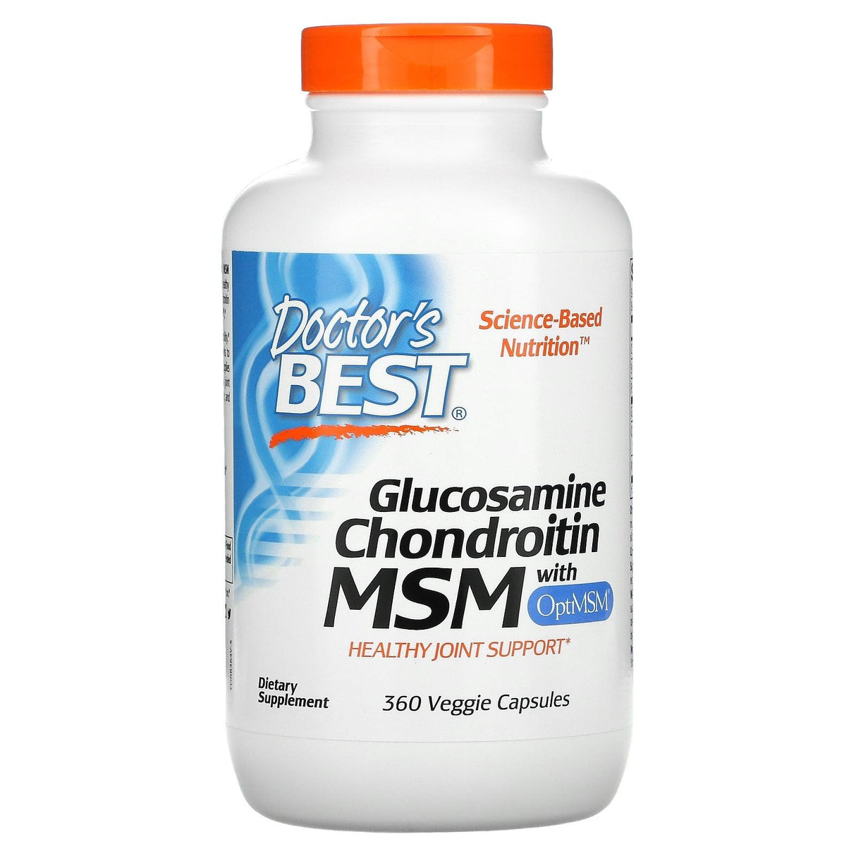 Doctor's Best, Glucosamine Chondroitin MSM with OptiMSM, 120 Veggie Caps - Supply Center USA