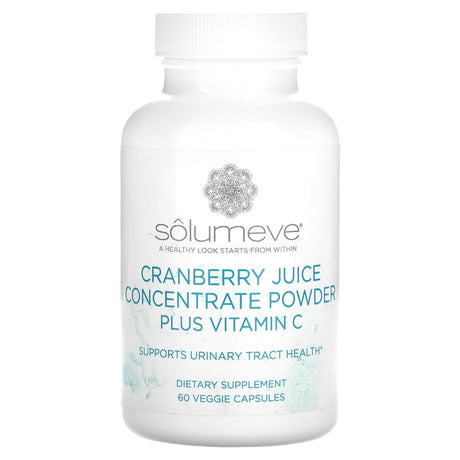 Solumeve, Cranberry Juice Concentrate plus Vitamin C, 60 Veggie Capsules - Supply Center USA