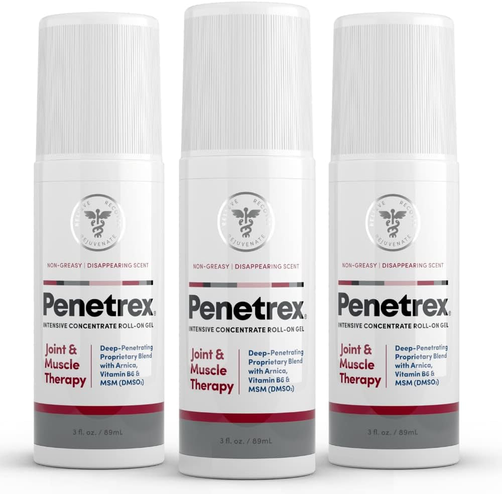 Penetrex Joint & Muscle Therapy – Soothing Comfort for Back, Neck, Hands, Feet – Premium Whole Body Rub with Arnica, Vitamin B6 MSM & Boswellia – Non-Greasy 2Oz Cream