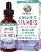 Maryruth Organics Irish Sea Moss Liquid Drops | Sugar Free | Seamoss for Gut Health and Immune Support | Formulated for Adults & Kids Ages 14+ | Unflavored | Vegan | USDA Organic | Non-Gmo | 1 Fl Oz - Supply Center USA