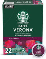 Starbucks K-Cup Coffee Pods, Dark Roast Coffee, French Roast for Keurig Brewers, 100% Arabica, 4 Boxes (96 Pods Total)