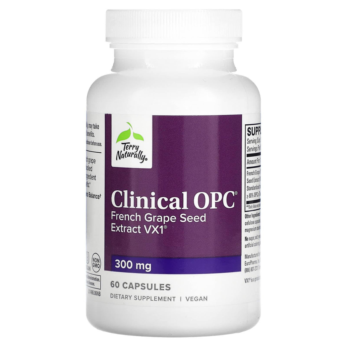 Terry Naturally, Clinical OPC, 150 mg, 60 Capsules - Supply Center USA