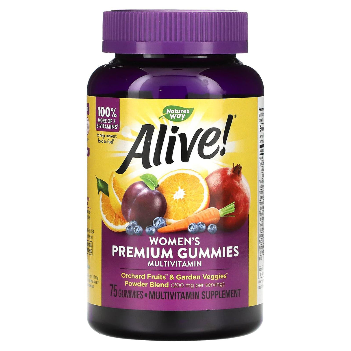 Nature's Way, Alive! Women's Gummy Complete Multivitamin, Mixed Berry, 130 Gummies - Supply Center USA