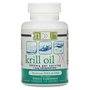 Natural Dynamix (NDX), Krill Oil DX, 1000 mg, 60 Softgels - Supply Center USA