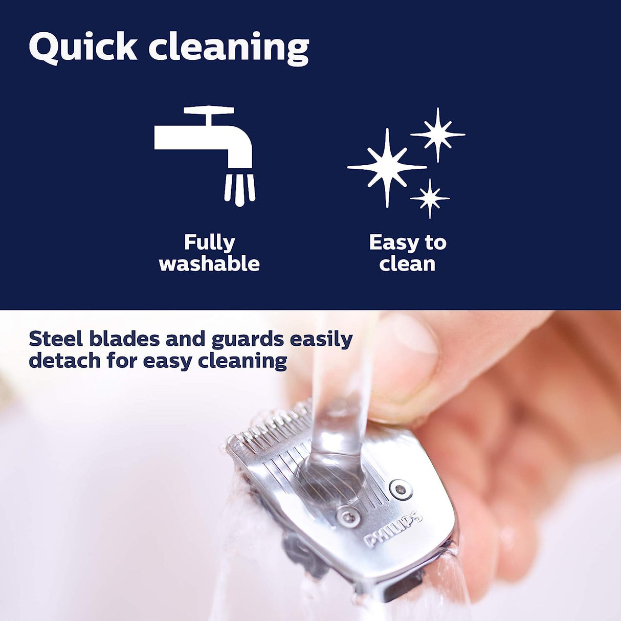 Philips Norelco Multi Groomer All-In-One Trimmer Series 3000-13 Piece Mens Grooming Kit for Beard, Face, Nose, Ear Hair Trimmer and Hair Clipper - NO Blade Oil Needed, MG3740/40