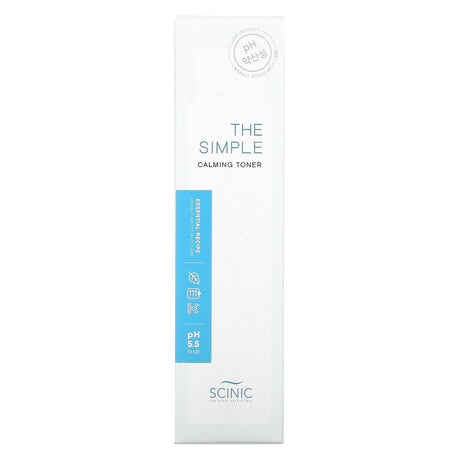 Scinic, The Simple Calming Toner, pH 5.5, 4.90 fl oz (145 ml) - Supply Center USA