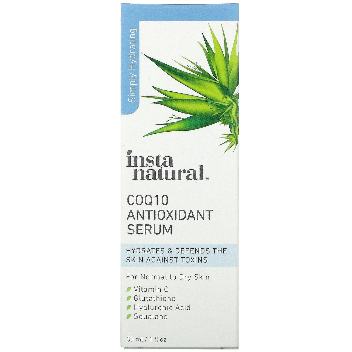 InstaNatural, CoQ10 Antioxidant Serum, 1 fl oz (30 ml) - Supply Center USA