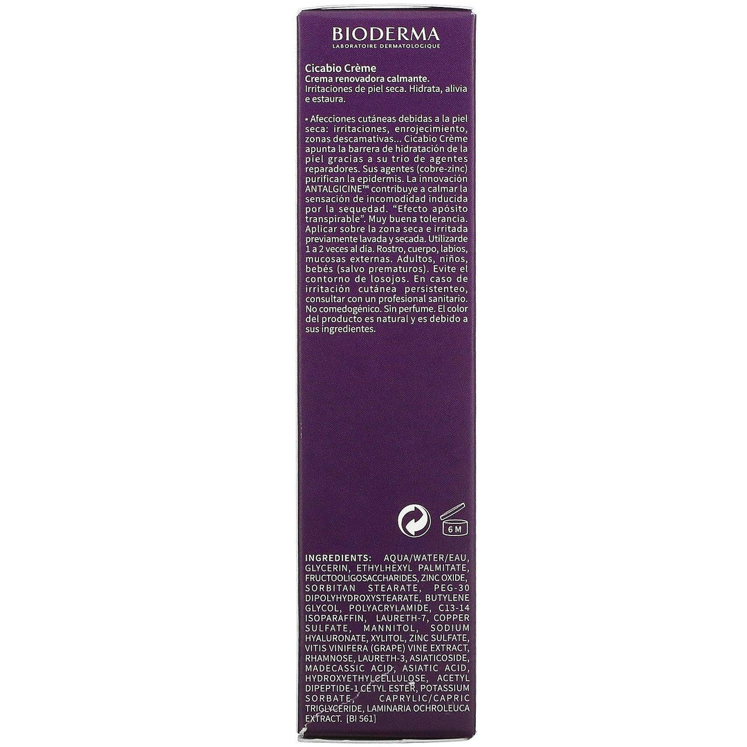 Bioderma, Cicabio, Soothing Renewing Care Cream, 1.3 fl oz (40 ml) - HealthCentralUSA