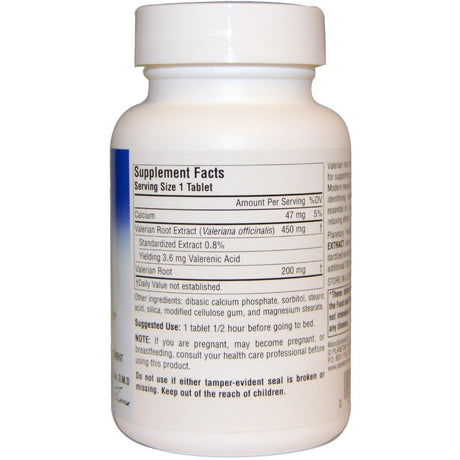 Planetary Herbals, Valerian Extract, Full Spectrum, 650 mg, 60 Tablets - Supply Center USA