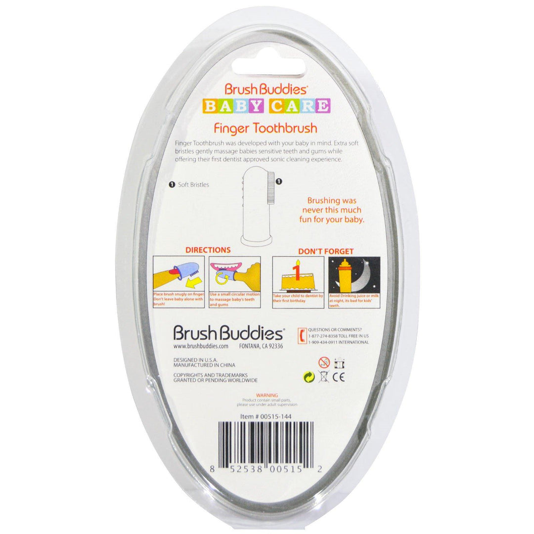 Brush Buddies, Baby Care, Finger Toothbrush, 0-3 YR, 1 Finger ToothBrush - HealthCentralUSA