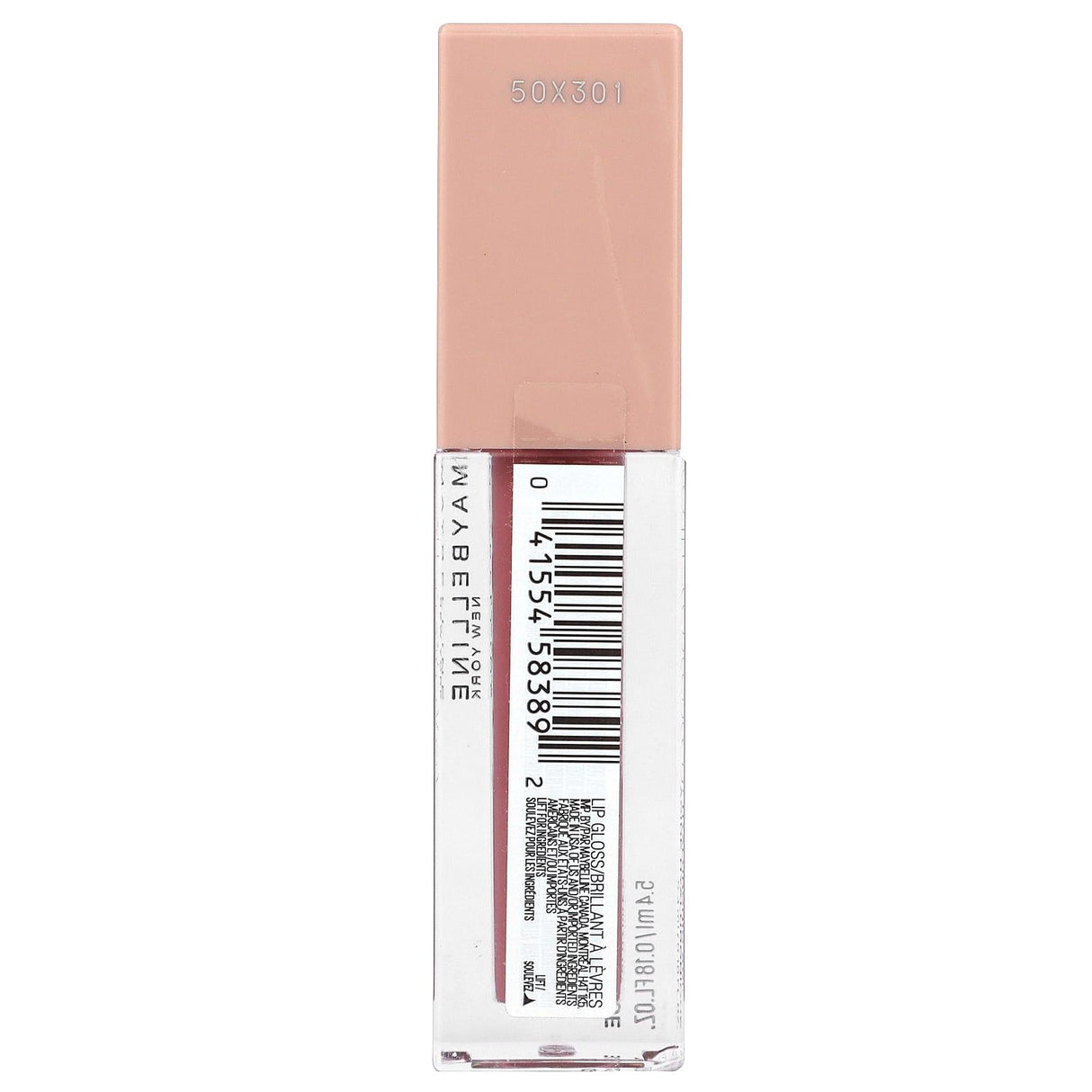 Maybelline, Lifter Gloss + Hyaluronic Acid, 005 Petal, 0.18 fl oz (5.4 ml) - Supply Center USA