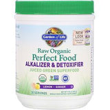 Garden of Life, RAW Organic, Perfect Food, Alkalizer & Detoxifier, Lemon-Ginger, 9.94 oz (282 g) - Supply Center USA