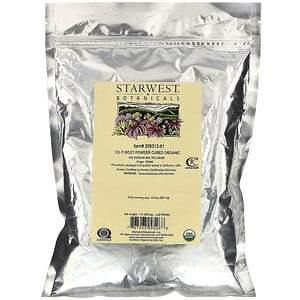 Starwest Botanicals, Organic, Fo-Ti Root Powder Cured , 1 lb (453.6 g) - HealthCentralUSA