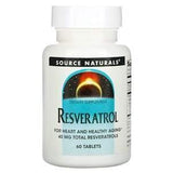 Source Naturals, Resveratrol, 40 mg, 60 Tablets - Supply Center USA