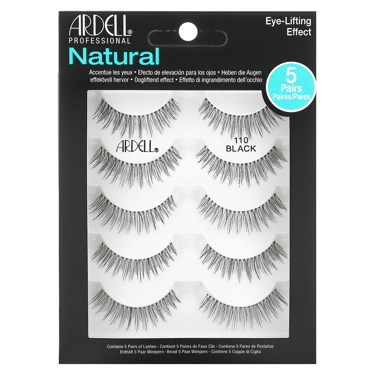 Ardell, Natural Lash, Eye-Lifting Effect, 5 Pairs