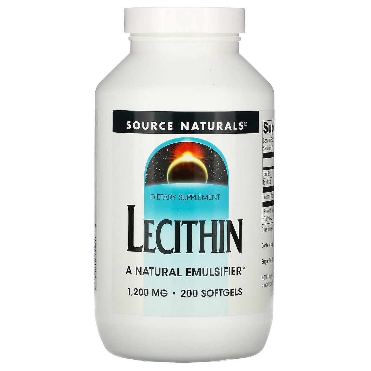 Source Naturals, Lecithin, 1,200 mg, 200 Softgels - Supply Center USA