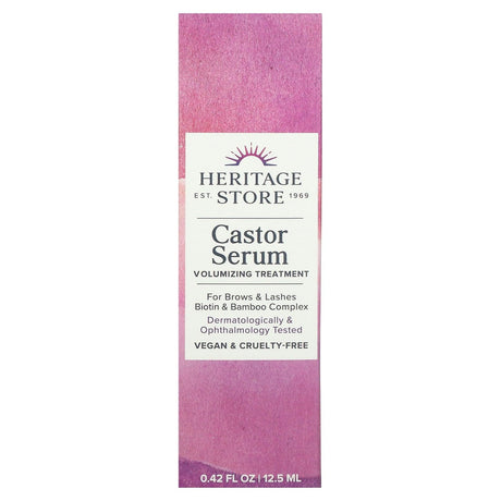 Heritage Store, Castor Serum, 0.42 fl oz (12.5 ml) - Supply Center USA