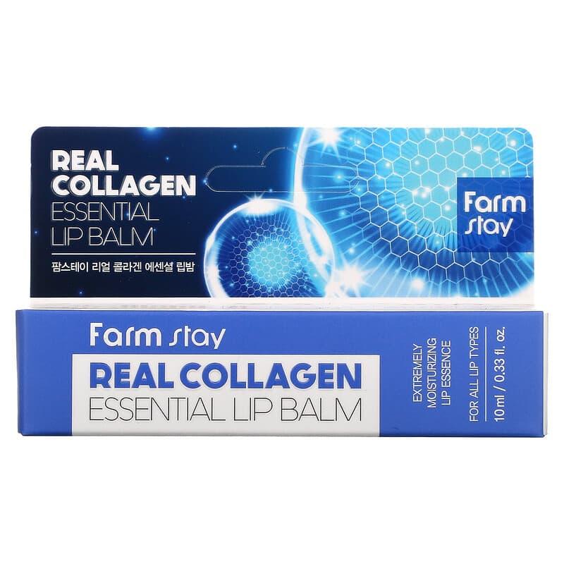 Farmstay, Real Collagen Essential Lip Balm, 0.33 fl oz (10 ml)