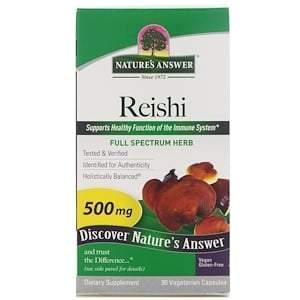 Nature's Answer, Reishi, 500 mg, 90 Vegetarian Capsules - Supply Center USA