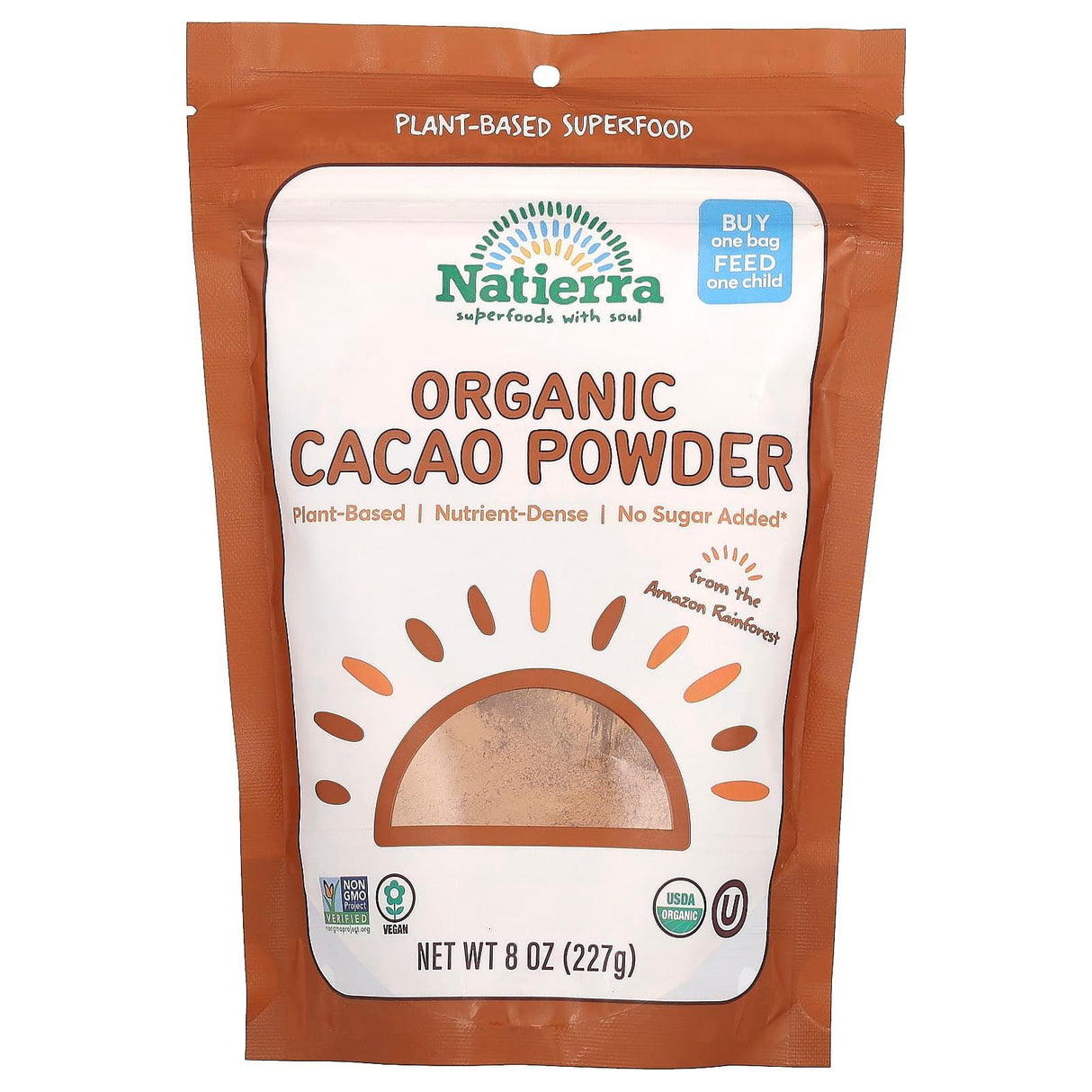 Natierra, Organic Cacao Powder, 8 oz (227 g) - Supply Center USA