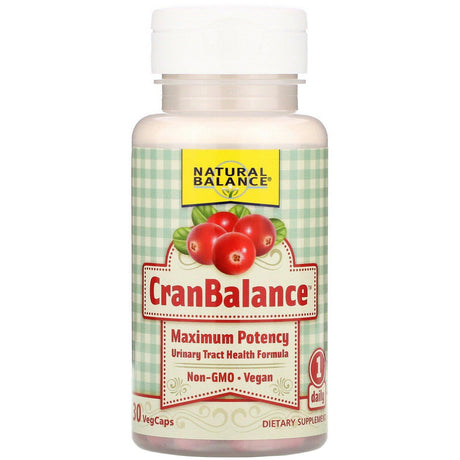 Natural Balance, CranBalance, Urinary Tract Health Formula, 30 VegCaps - Supply Center USA