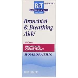 Boericke & Tafel, Bronchial & Breathing Aide, 100 Tablets - Supply Center USA