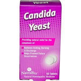 NatraBio, Candida Yeast, 60 Tablets - Supply Center USA