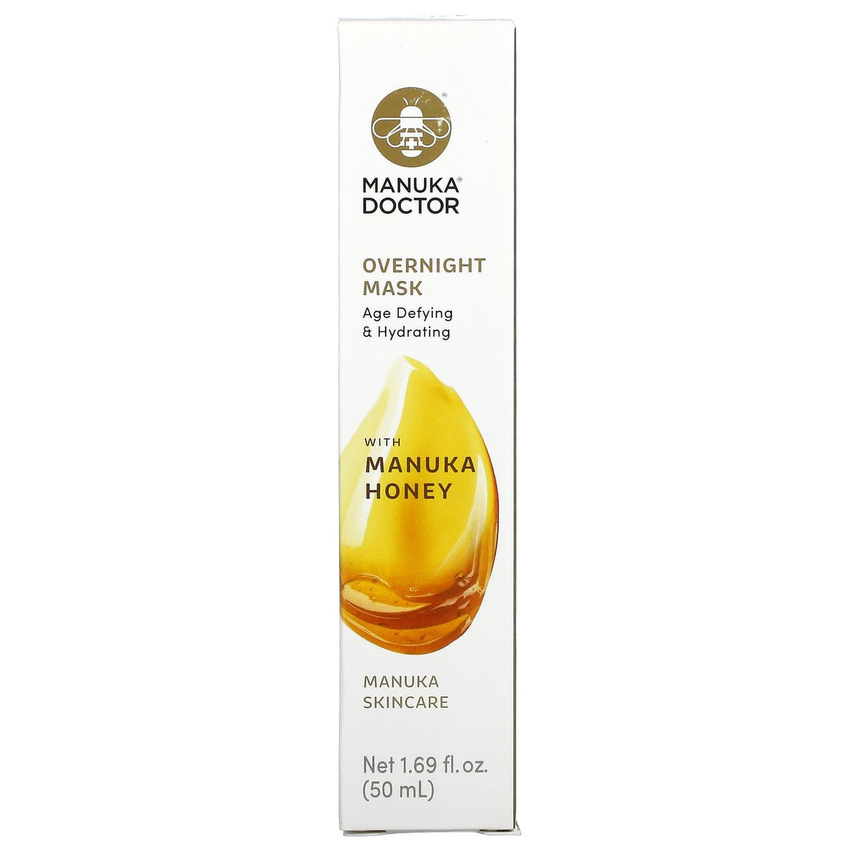 Manuka Doctor, Overnight Beauty Mask with Manuka Honey, 1.69 fl oz (50 ml) - Supply Center USA