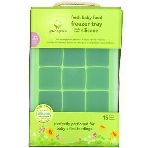 Green Sprouts, Fresh Baby Food Freezer Tray, Green, 1 Tray - Supply Center USA