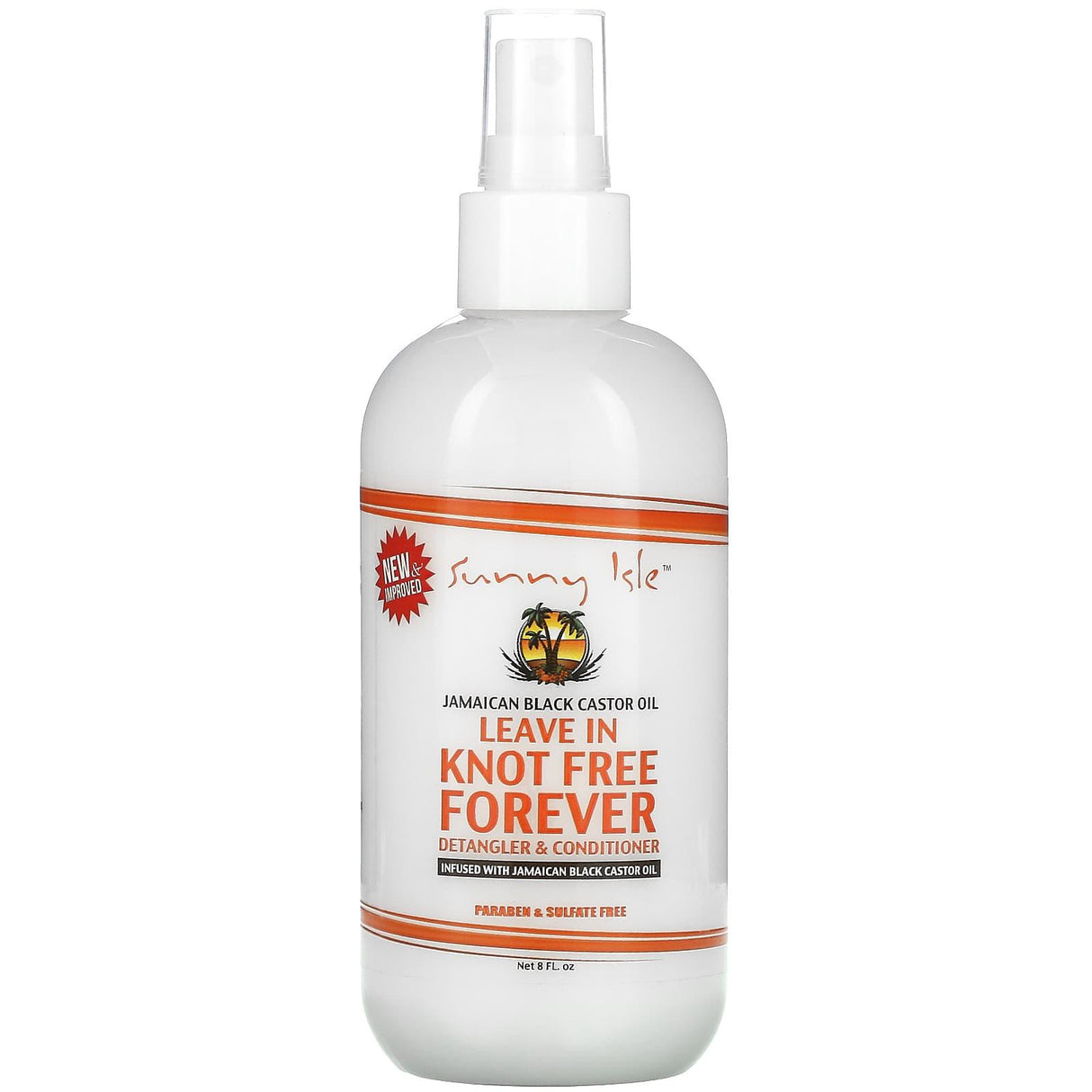 Sunny Isle, Jamaican Black Castor Oil, Leave in Knot Free Forever, 8 fl oz - Supply Center USA