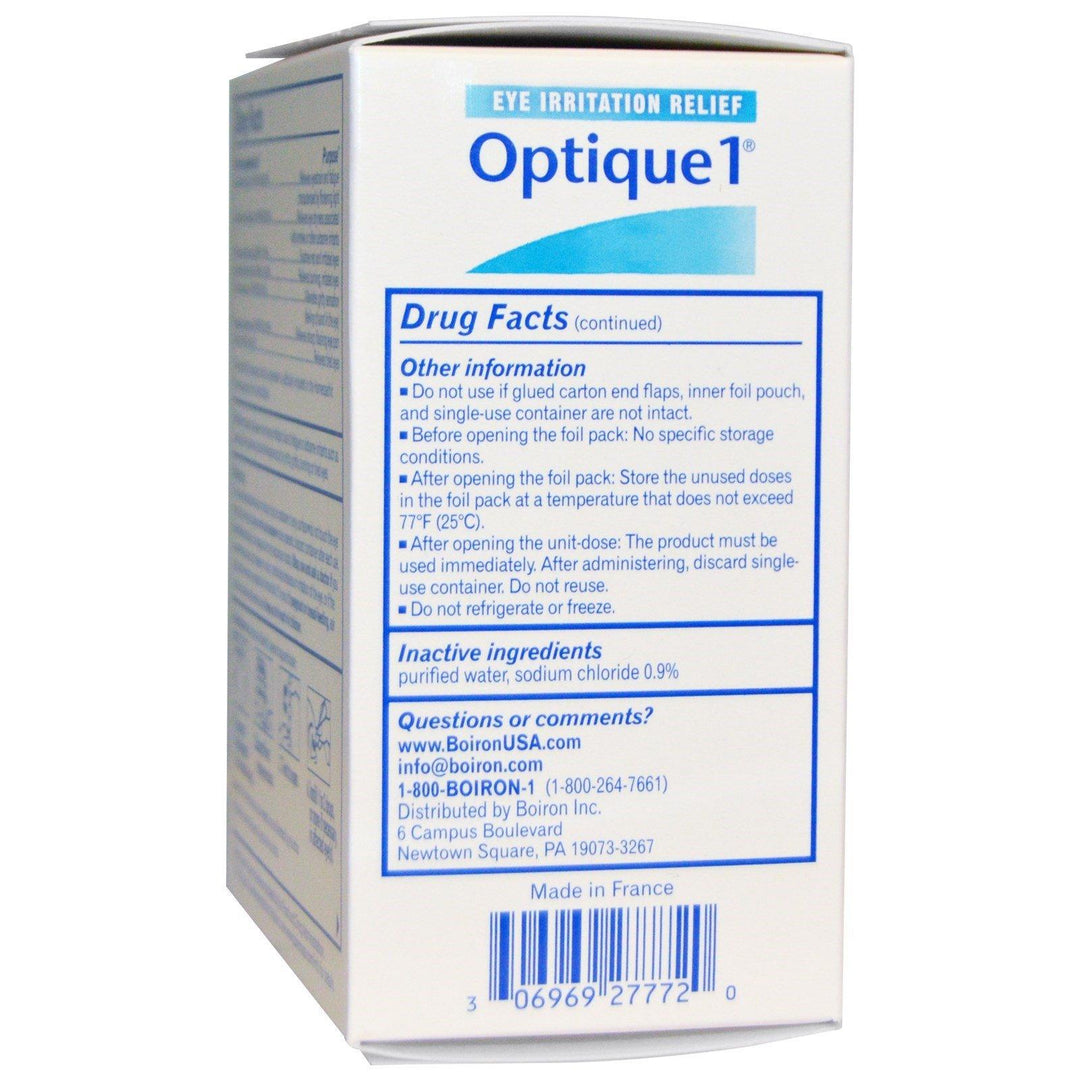 Boiron, Optique 1, Eye Irritation Relief, 30 Doses, 0.013 fl oz Each - HealthCentralUSA