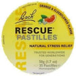 Bach, Original Flower Remedies, Rescue Pastilles, Natural Stress Relief, Orange & Elderflower, 35 Pastilles, 1.7 oz (50 g) - Supply Center USA