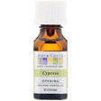 Aura Cacia, 100% Pure Essential Oil, Cypress, .5 fl oz (15 ml) - Supply Center USA