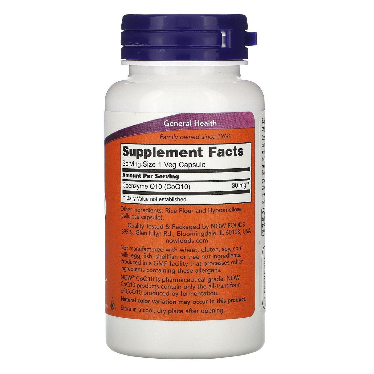 Now Foods, CoQ10, 30 mg, 60 Veg Capsules - Supply Center USA