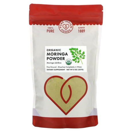 Pure Indian Foods, Organic Ashwagandha Root Powder, 8 oz (227 g) - Supply Center USA